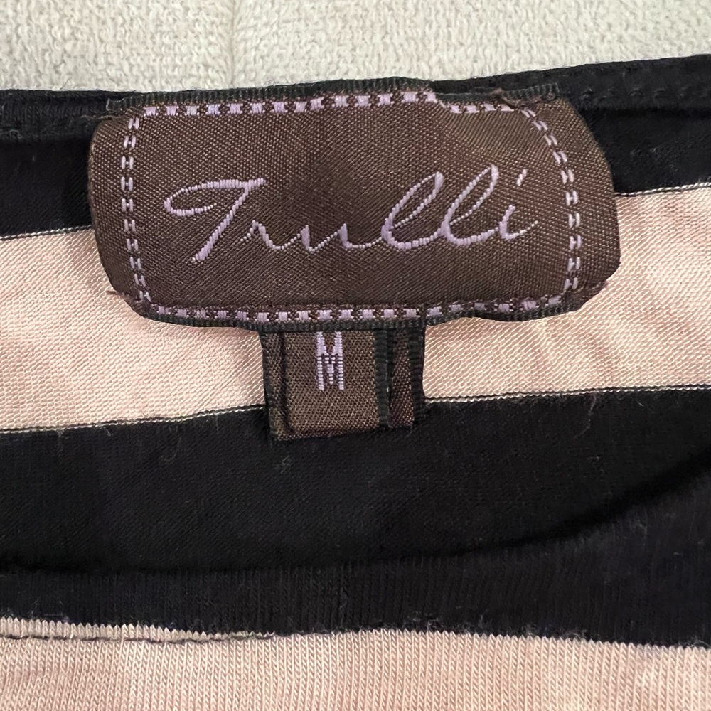 Trulli Tan and Black colorblock ruched waist maxi dress | Size M | Like New - Picture 12 of 12